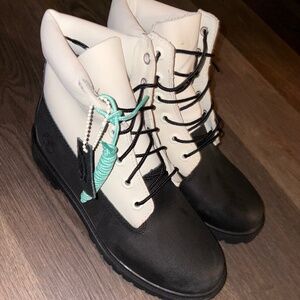 Timberland 6 Inch Premium Boot 'White Black'